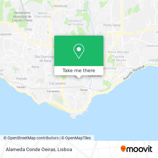 Alameda Conde Oeiras mapa