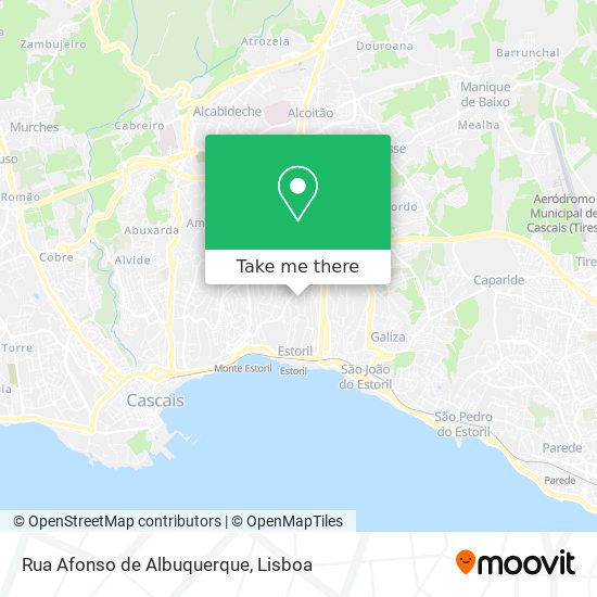 Rua Afonso de Albuquerque map