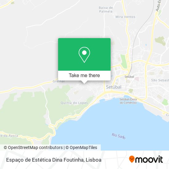Espaço de Estética Dina Foutinha map