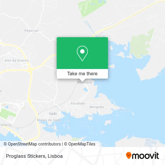 Proglass Stickers map