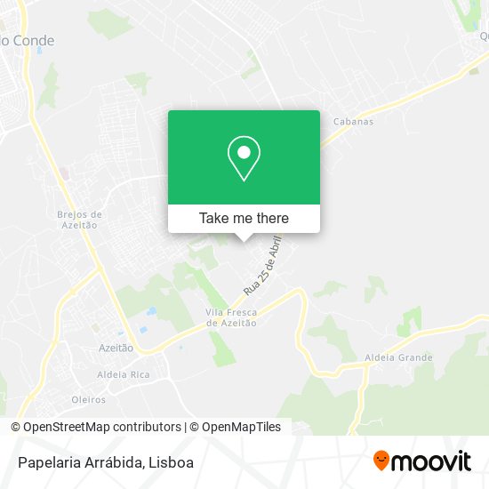 Papelaria Arrábida mapa