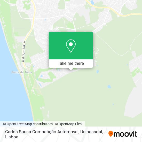 Carlos Sousa-Competição Automovel, Unipessoal map