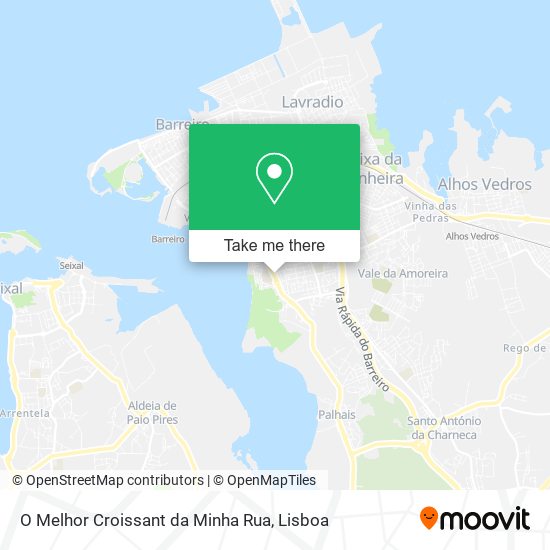 O Melhor Croissant da Minha Rua mapa