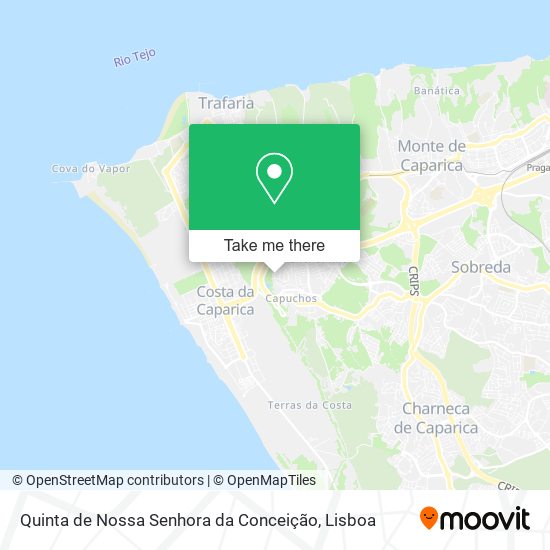 Quinta de Nossa Senhora da Conceição mapa