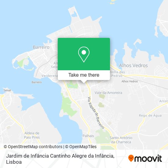 Jardim de Infância Cantinho Alegre da Infância map