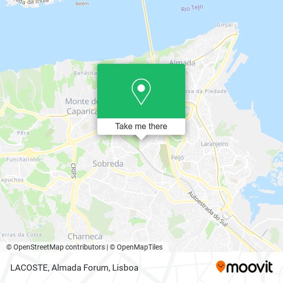 LACOSTE, Almada Forum map