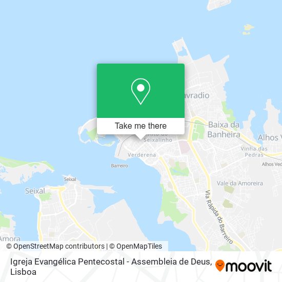 Igreja Evangélica Pentecostal - Assembleia de Deus mapa