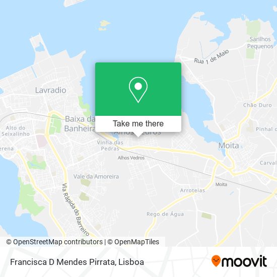 Francisca D Mendes Pirrata mapa