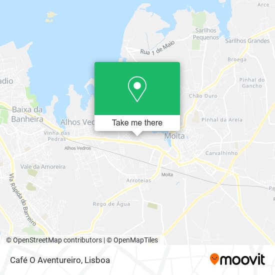 Café O Aventureiro map