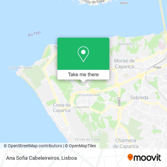 Ana Sofia Cabeleireiros map