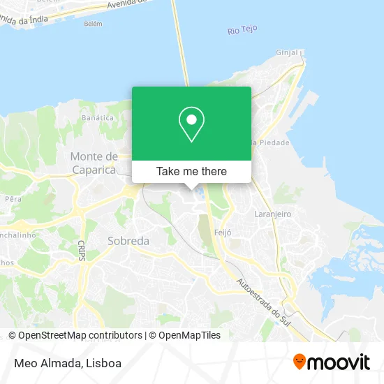 Meo Almada map
