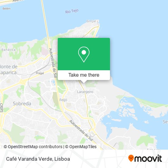 Café Varanda Verde map