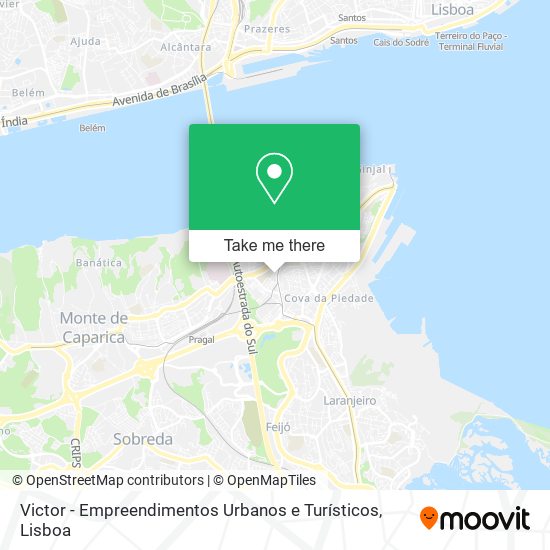 Victor - Empreendimentos Urbanos e Turísticos map