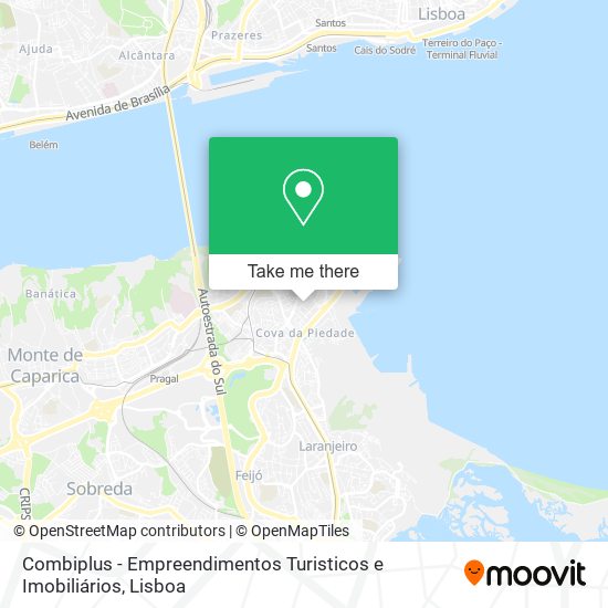 Combiplus - Empreendimentos Turisticos e Imobiliários map