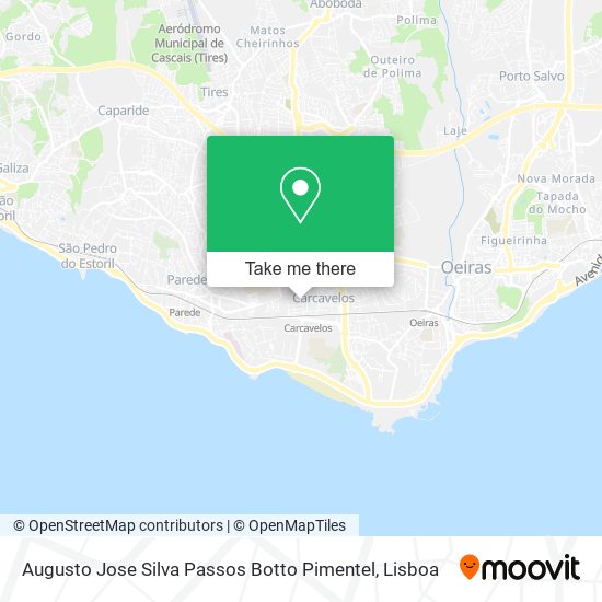 Augusto Jose Silva Passos Botto Pimentel map