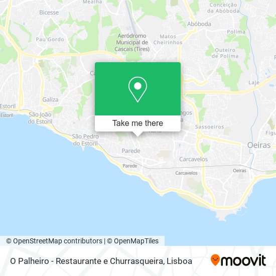 O Palheiro - Restaurante e Churrasqueira mapa