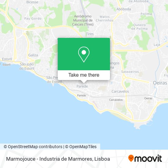 Marmojouce - Industria de Marmores map