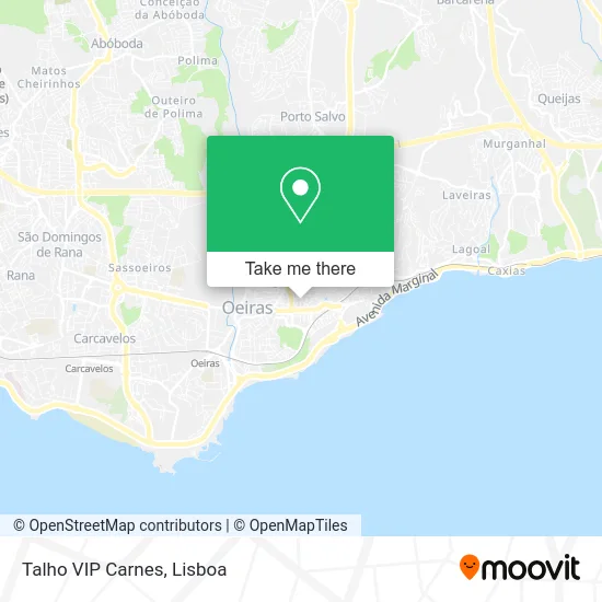 Talho VIP Carnes map
