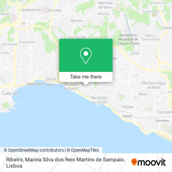 Ribeiro, Marina Silva dos Reis Martins de Sampaio mapa