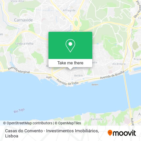 Casas do Convento - Investimentos Imobiliários map