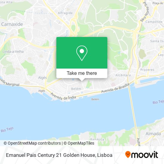 Emanuel Pais Century 21 Golden House map