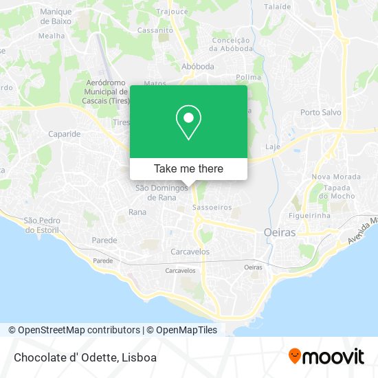 Chocolate d' Odette mapa