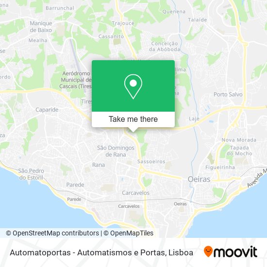 Automatoportas - Automatismos e Portas mapa