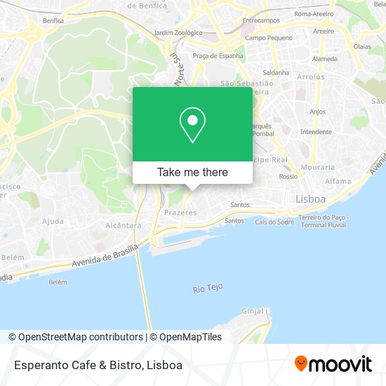 Esperanto Cafe & Bistro mapa