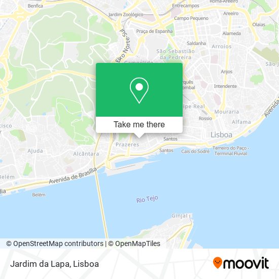 Jardim da Lapa map
