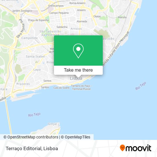 Terraço Editorial map