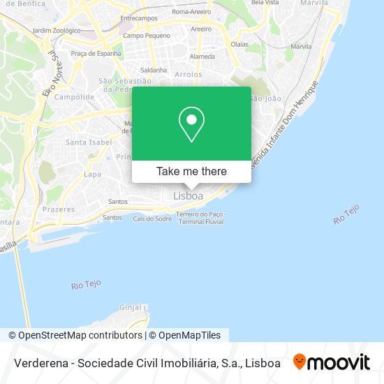 Verderena - Sociedade Civil Imobiliária, S.a. map