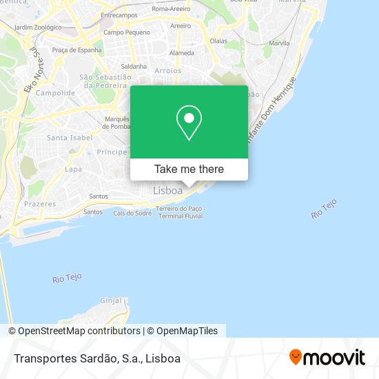 Transportes Sardão, S.a. mapa
