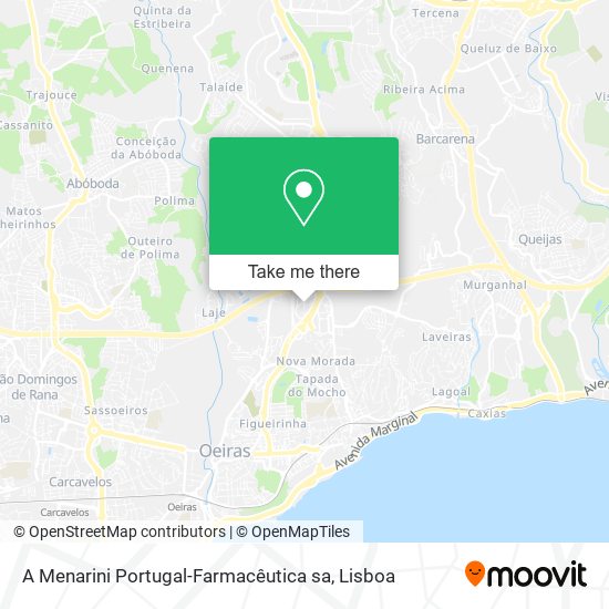 A Menarini Portugal-Farmacêutica sa mapa