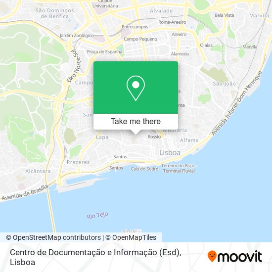 Centro de Documentação e Informação (Esd) mapa