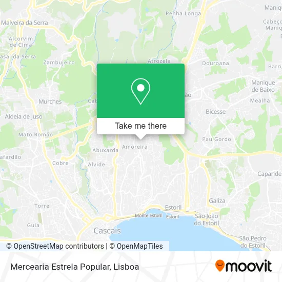 Mercearia Estrela Popular map