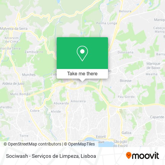 Sociwash - Serviços de Limpeza map