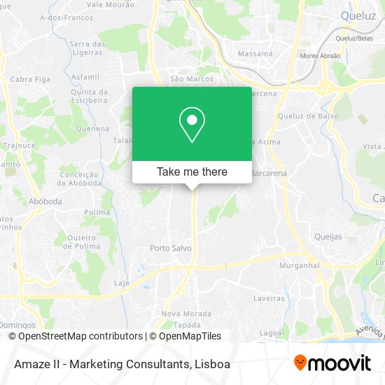 Amaze II - Marketing Consultants map