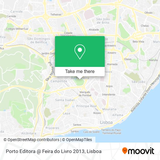 Porto Editora @ Feira do Livro 2013 map