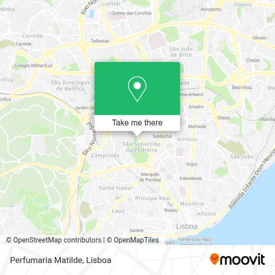 Perfumaria Matilde map