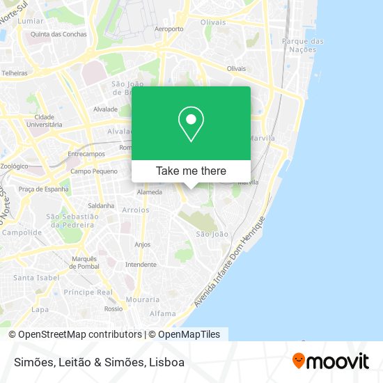 Simões, Leitão & Simões map