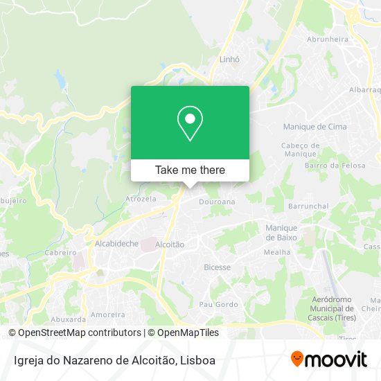 Igreja do Nazareno de Alcoitão map