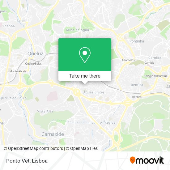 Ponto Vet map