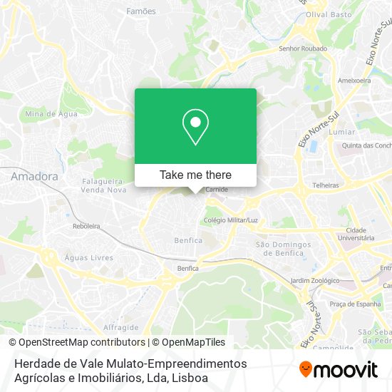 Herdade de Vale Mulato-Empreendimentos Agrícolas e Imobiliários, Lda mapa