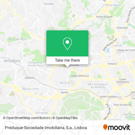 Préduque-Sociedade Imobiliária, S.a. mapa