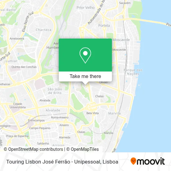 Touring Lisbon José Ferrão - Unipessoal map