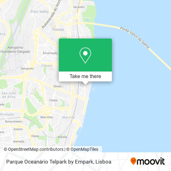 Parque Oceanário Telpark by Empark mapa