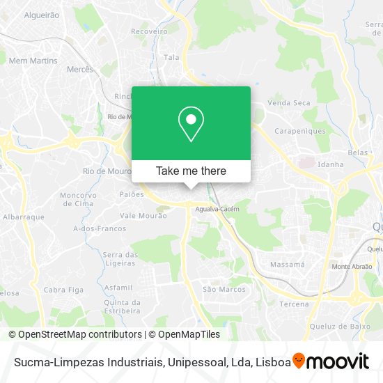 Sucma-Limpezas Industriais, Unipessoal, Lda mapa