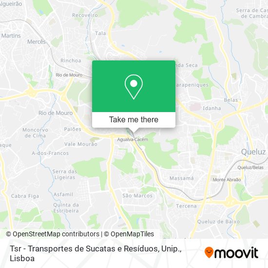 Tsr - Transportes de Sucatas e Resíduos, Unip. map