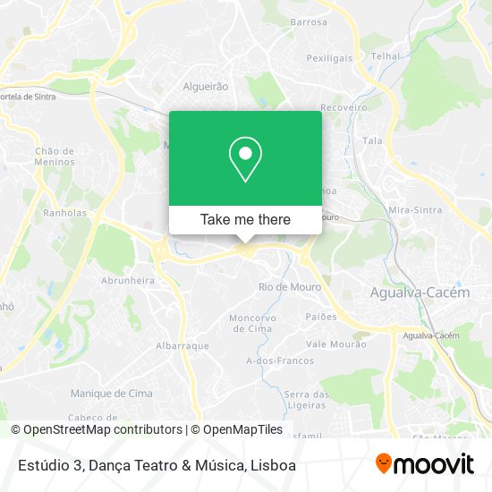 Estúdio 3, Dança Teatro & Música mapa