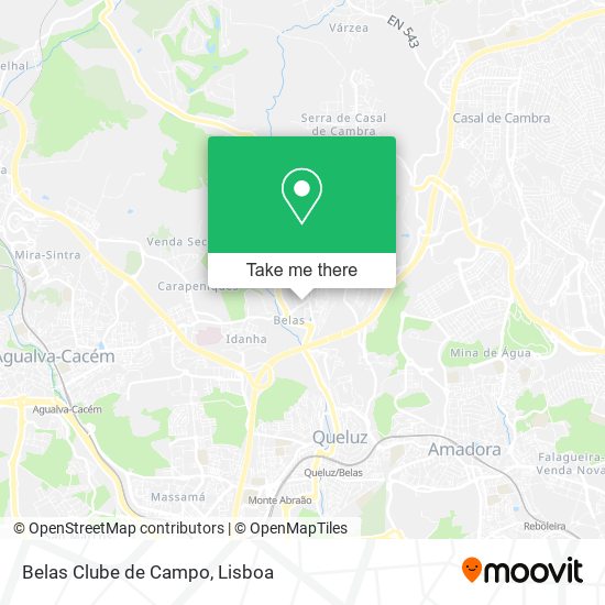 Belas Clube de Campo mapa